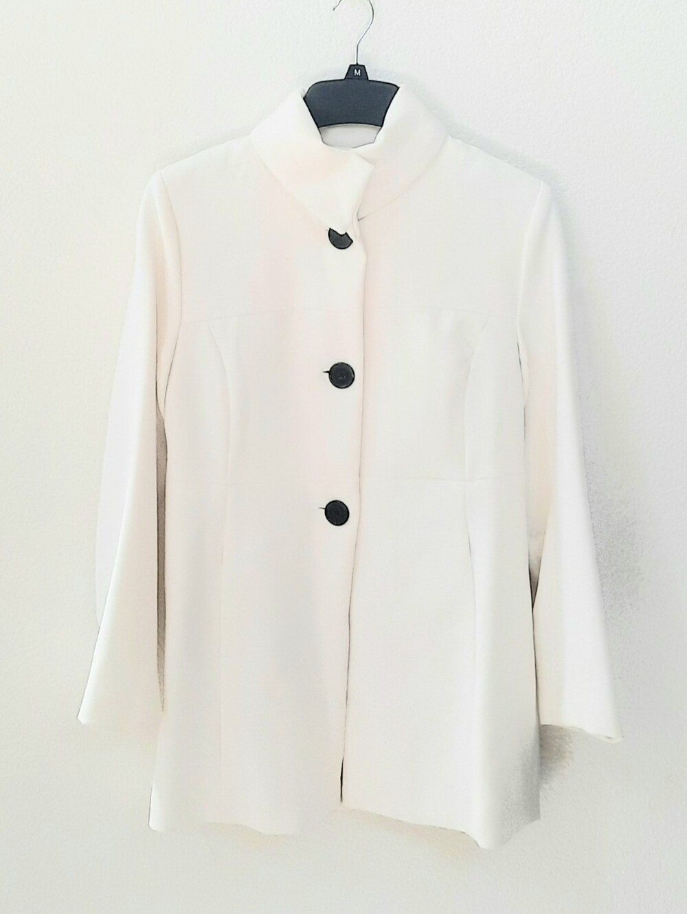 New! Focus 2000 Elegant Classy Winter Cream/White Lining Coat